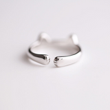 Cute Cat Paws Ring - 925 Sterling Silver - Owl J
 - 5