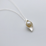 Morning Dew On Leaf Necklace - 925 Sterling Silver - Owl J
 - 5