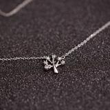 Wish Tree Necklace - 925 Sterling Silver - Owl J
 - 1