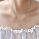 Heart Caduceus Necklace - 925 Sterling Silver - Owl J
 - 6