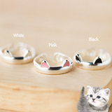 Cute Cat Paws Ring - 925 Sterling Silver - Owl J
 - 2