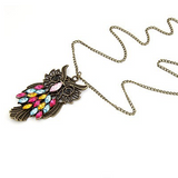 Vintage Retro Owl Pendant Necklace - Owl J
 - 2