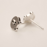 Funny Bear Earrings - 925 Sterling Silver - Owl J
 - 2