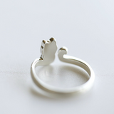 Lovely Cat Tail Ring - 925 Sterling Silver - Owl J
 - 2
