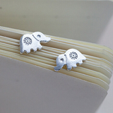 Silver Elephant Earrings  - 925 Sterling Silver - Owl J
 - 4