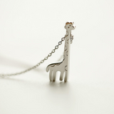 Lovely Giraffe Necklace - 925 Sterling Silver - Owl J
 - 1