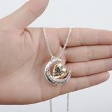 I Love You To The Moon And Back Mom Necklace - Owl J
 - 2