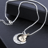 I Love You To The Moon And Back Mom Necklace - Owl J
 - 5
