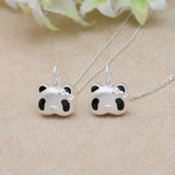 Cute 3D Panda Pendant Necklace - 925 Sterling Silver - Owl J
 - 4