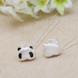 Cute 3D Panda Pendant Necklace - 925 Sterling Silver - Owl J
 - 5