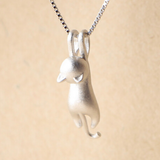 Mini Climbing Cat Necklace - 925 Sterling Silver - Owl J
 - 4