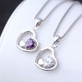 Triple Hearts Necklace - 925 Sterling Silver - Owl J
 - 4